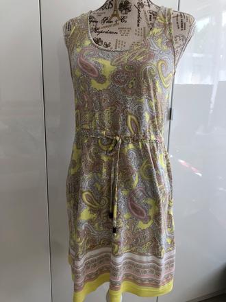 Šaty h&m xs s paisley vzorem žluté, h&m,xs