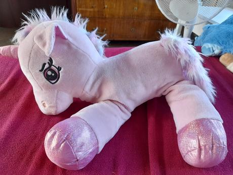 Jednorožec růžový plyšový velký plyšák, 