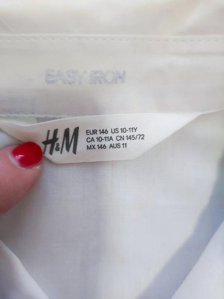 Bílá košile h&m vel. 146, h&m,146