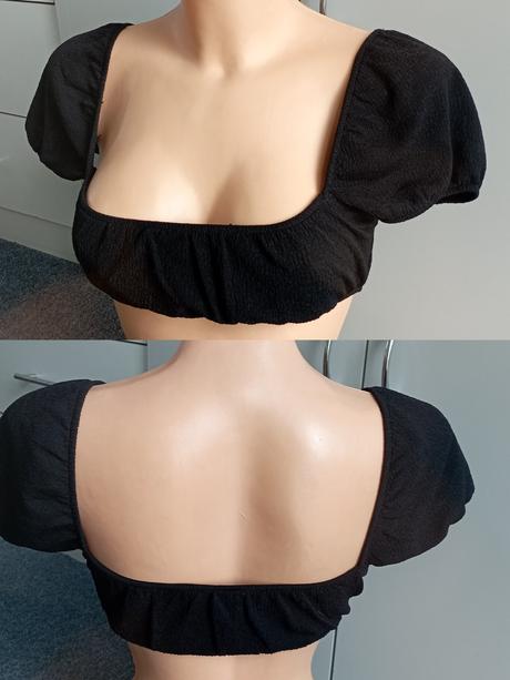 Crop top zn."divided h&m" vel."xs", h&m,xs