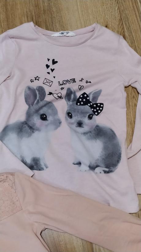 2 x tričko, h&m,122