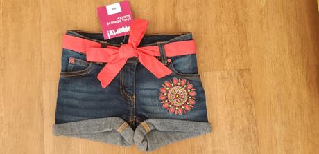 Džínové kraťasy vel. 98, lupilu,98