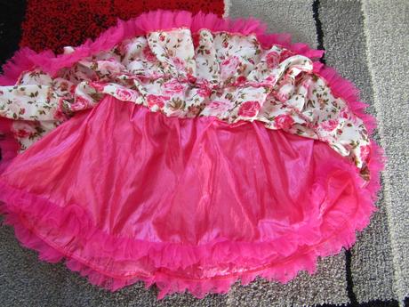 Sukýnka se spodničkou pro holčičky vel.110/128, 110