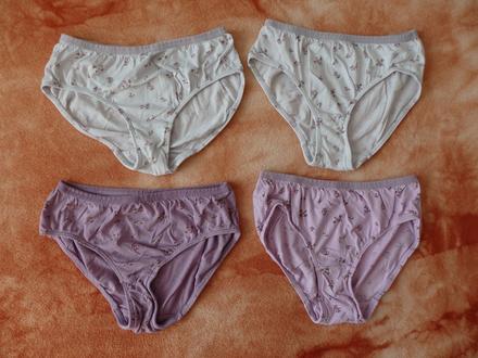 4x kalhotky h&m 134/140, h&m,134