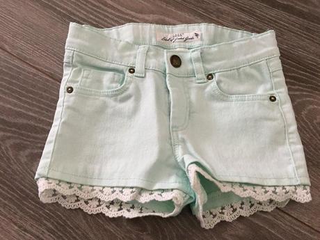 Šortky h&m s krajkou, h&m,116