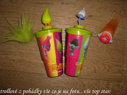 Kelímky trollové 2ks, 