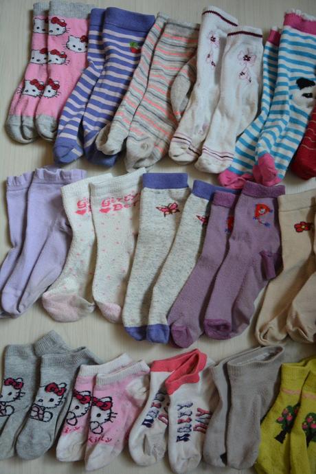 Ponožky vel. 27-30, 30 párů, 92