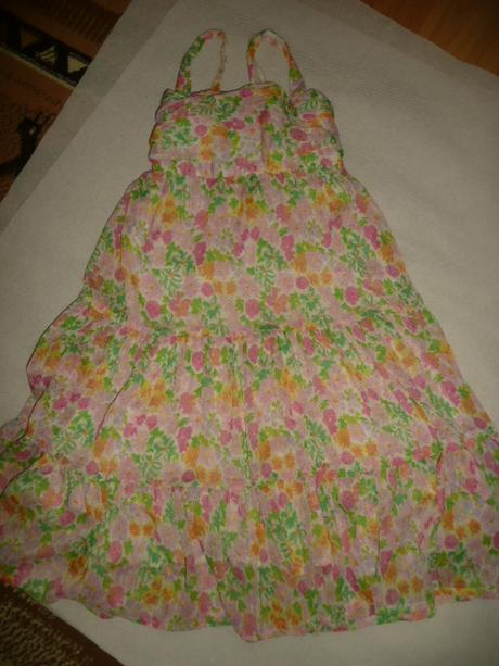 Šaty 3ks letní sukně vel 4-6 let, 104–116