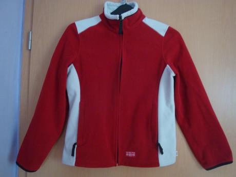 Bunda - vínovo-smetanová, vel. 36/38, tcm,36