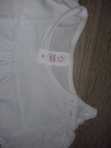 Dívčí tričko s dlouhým rukávem, c&a,86