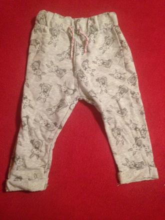 Dívčí tepláky - tepláčky králíčci, pepco,86