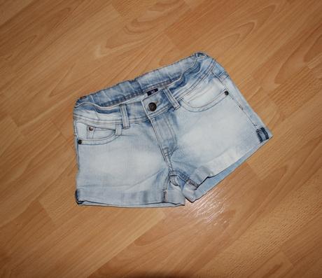 Riflové, džínové kraťasy, 140