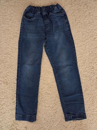 Modré rifle do gumy - joggers - vel 48 (170/176), 170