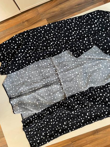 Puntíkatá sukně s rozparky, vel 44 cca 2xl, primar, primark,xxl