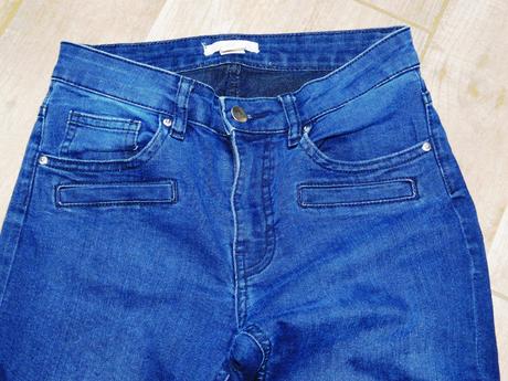 Dámské-dívčí elastické džíny-skinny, h&m,34