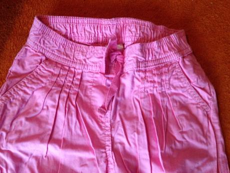 Dívčí plátěné kalhoty, palomino,92