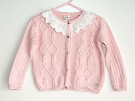 Z15 dívčí propínací svetr vel. 92, river island,92