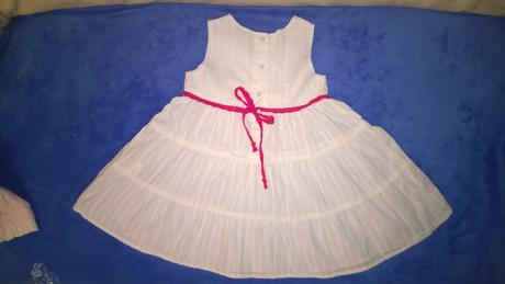 Plátěné bílé šaty, ham, vel 80, h&m,80