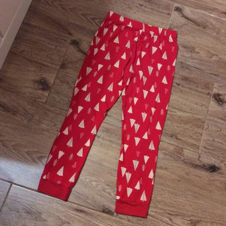 Domácí bavlněné kalhoty/tepláky se stromečky, f&f,146