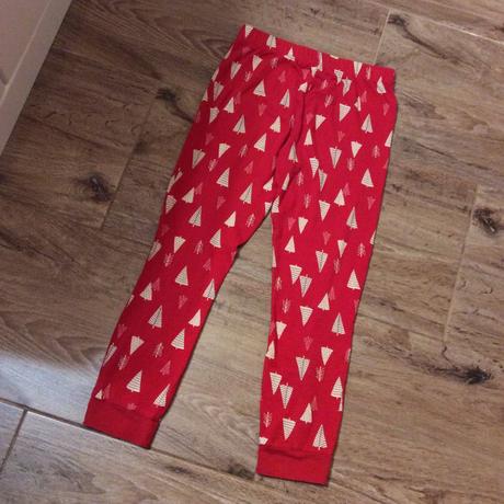 Domácí bavlněné kalhoty/tepláky se stromečky, f&f,146