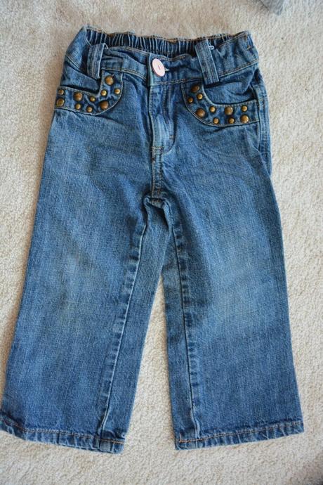 Kalhoty - rifle a džíny 12-18m, next,86