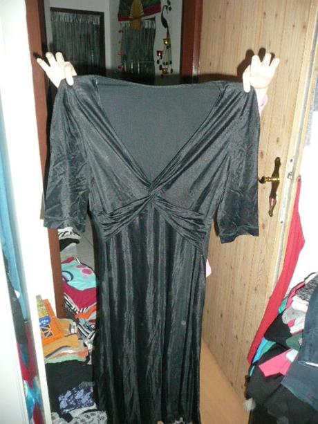 Šaty i maska kostým černé vel s/m, 