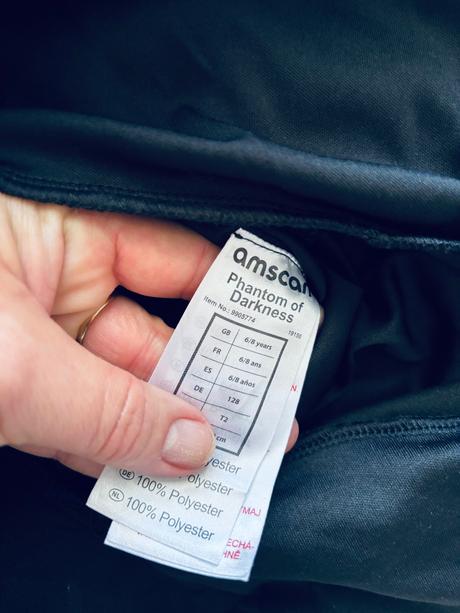 An7/ kostým hábit s kapuci - v.6/8 let, 