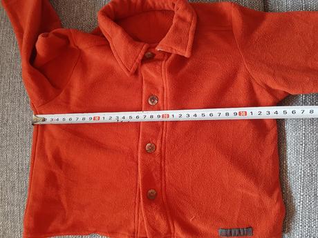 Fleesová mikina, značka ani velikost neuvedena., 68