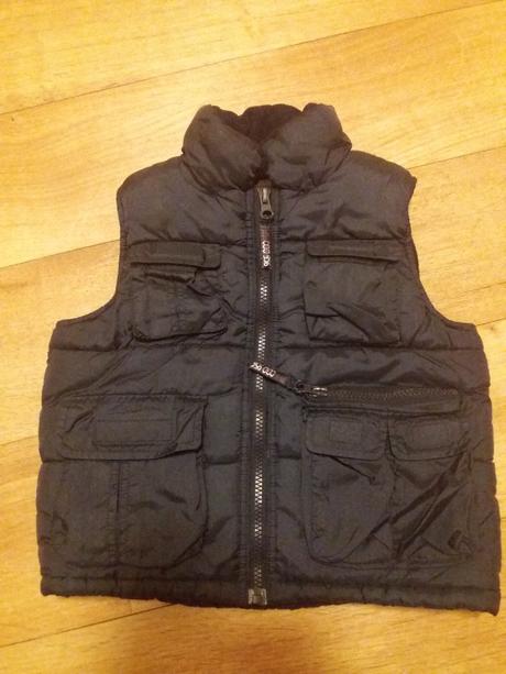 Teplá prošívaná vesta vel. 104/110, palomino,104