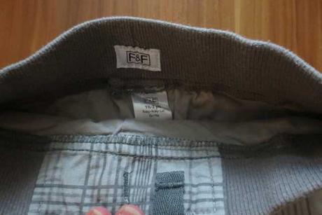 Podšité-zateplené kalhoty bavlněné kostka, f&f,92