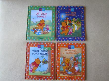 4x jako nové pěkné knížky s medvídkem pú, 