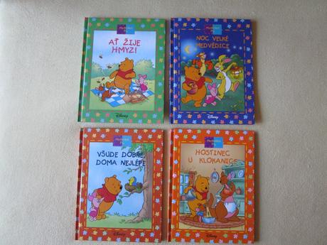 4x jako nové pěkné knížky s medvídkem pú, 