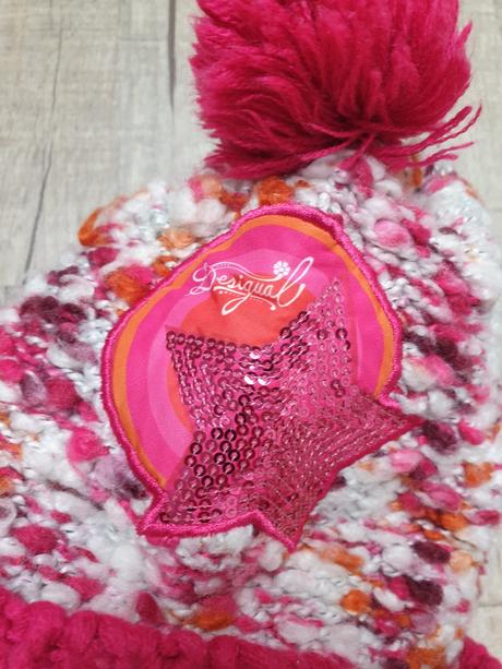 Dívčí zimní čepice zn.desigual, desigual,134