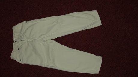 Světle žluté kalhoty 110, 110