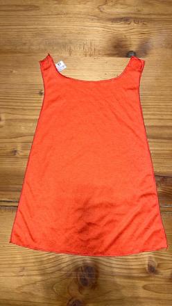 Lehký bavlněný oranžový plášť,