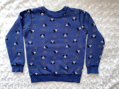 Modrá mikina s mickey, disney,116