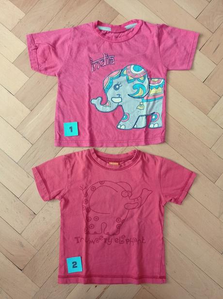 Triko krátký rukáv 98 slon, okay,98