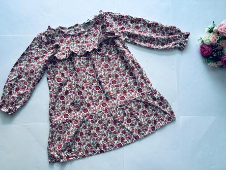 Ob/ tunika s kytičkami - v.4/5 let, primark,110