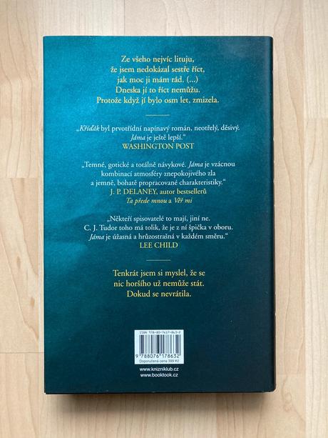 Kniha jáma - c. j. tudor,