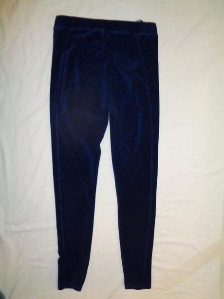 Krásné modré manžestrové legíny, tu,164