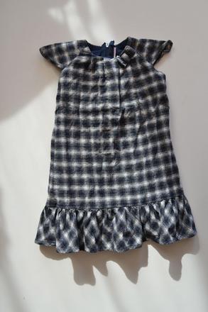 Teplejší šaty s mašličkou, chicco,92