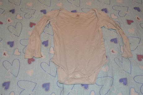 Bavlněné body dlouhý rukáv prouhaté, c&a,92