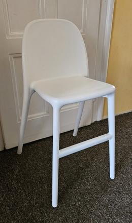 Dětská plastová jídelní židle, židlička ikea urban, ikea