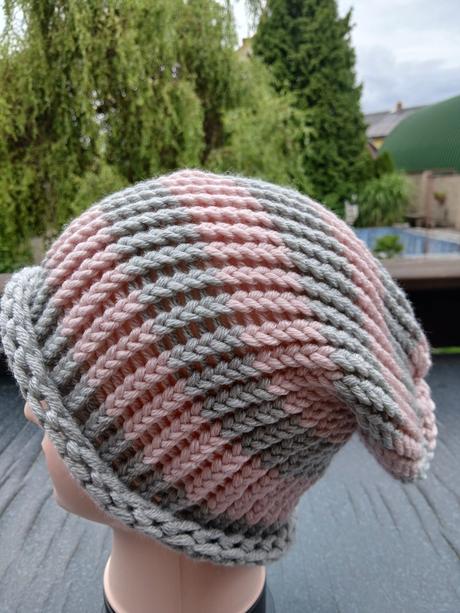 Pletené spadlé čepice (různé barvy), 36 - xxxl