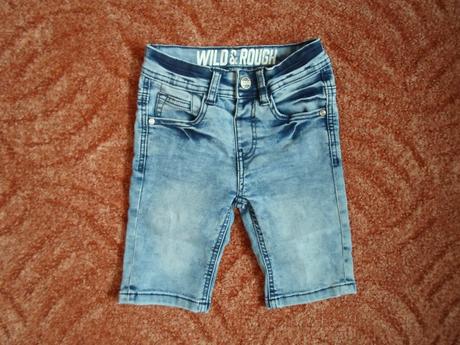 Modré kraťasy kraťásky šortky, dopodopo,110