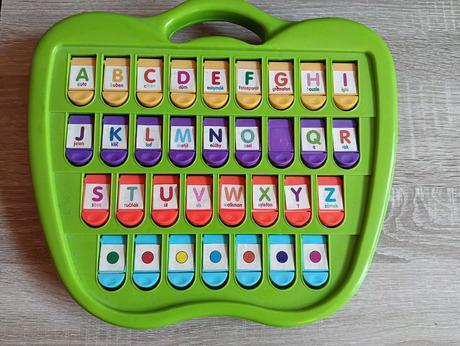 Výuková hračka (abeceda, obrázky a barvy), 