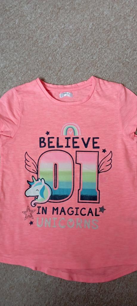 4x tričko zn."disney,girls, biocoton" vel."128", disney,128