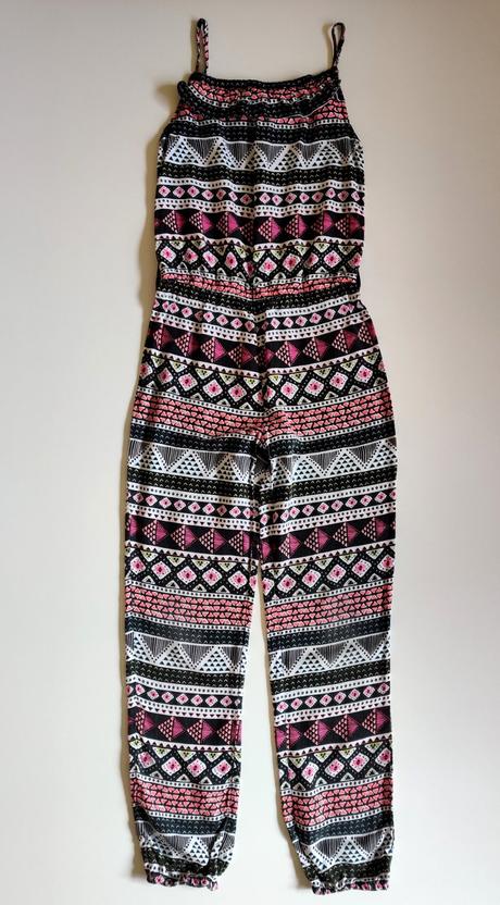 Vzorovaný kalhotový overal vel. 134, debenhams,134