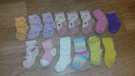 Ponožky vel. 22-25, loana,22