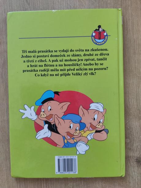 Tři malá prasátka disney knížka, 